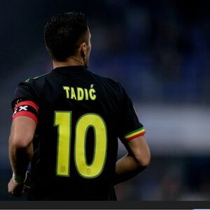 Jax Black Jersey with Red Embroidery